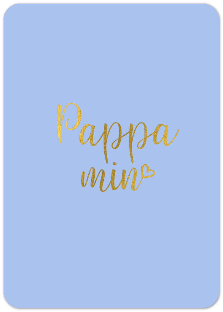 Kort «Pappa min»