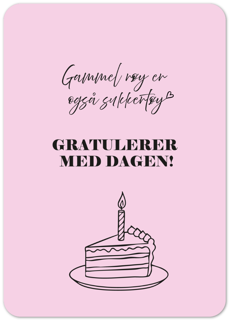 Kort «Sukkertøy»