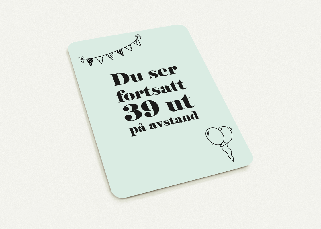 Kort «39 på avstand»