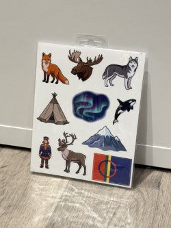 Klistremerkeark Nord-Norge Vinter