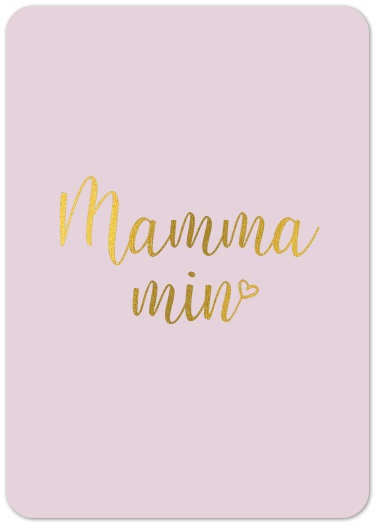 Kort «Mamma min»