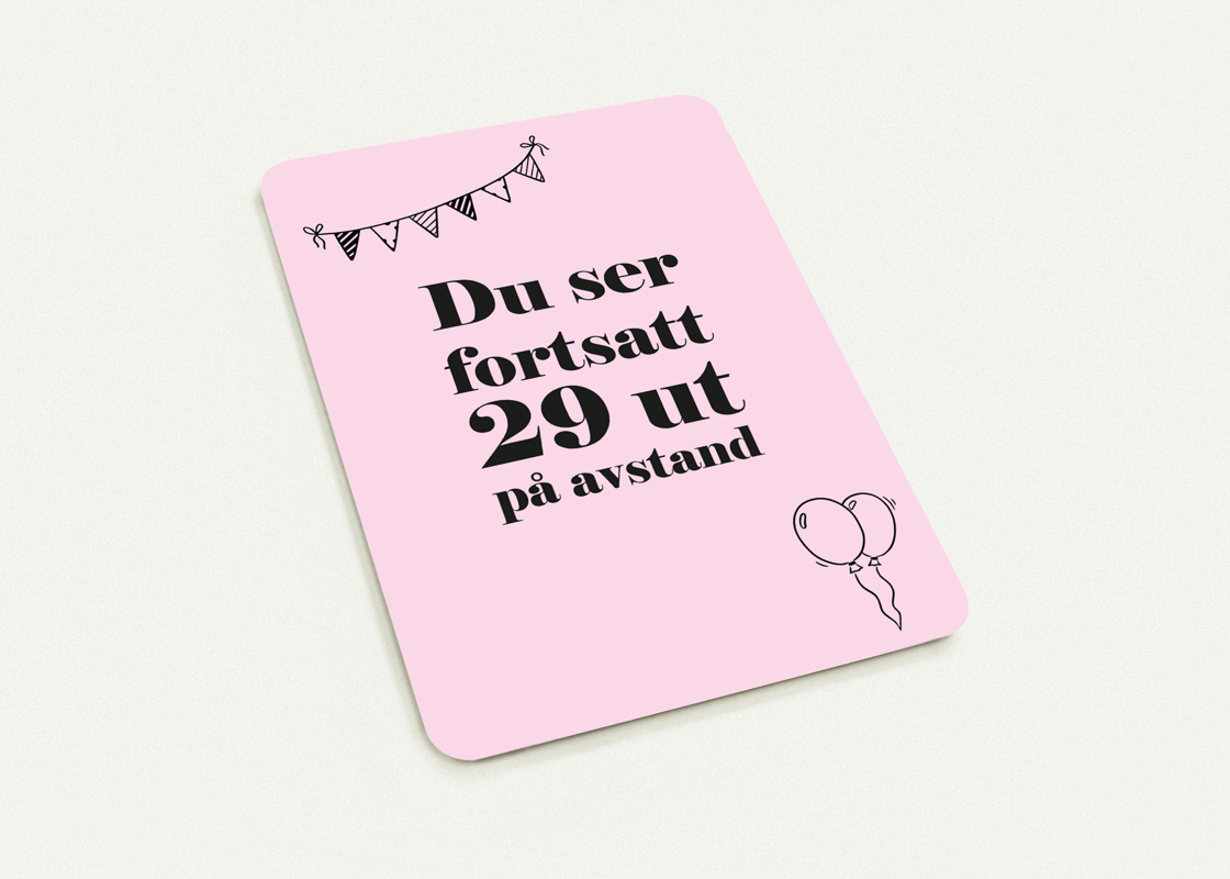 Kort «29 på avstand»