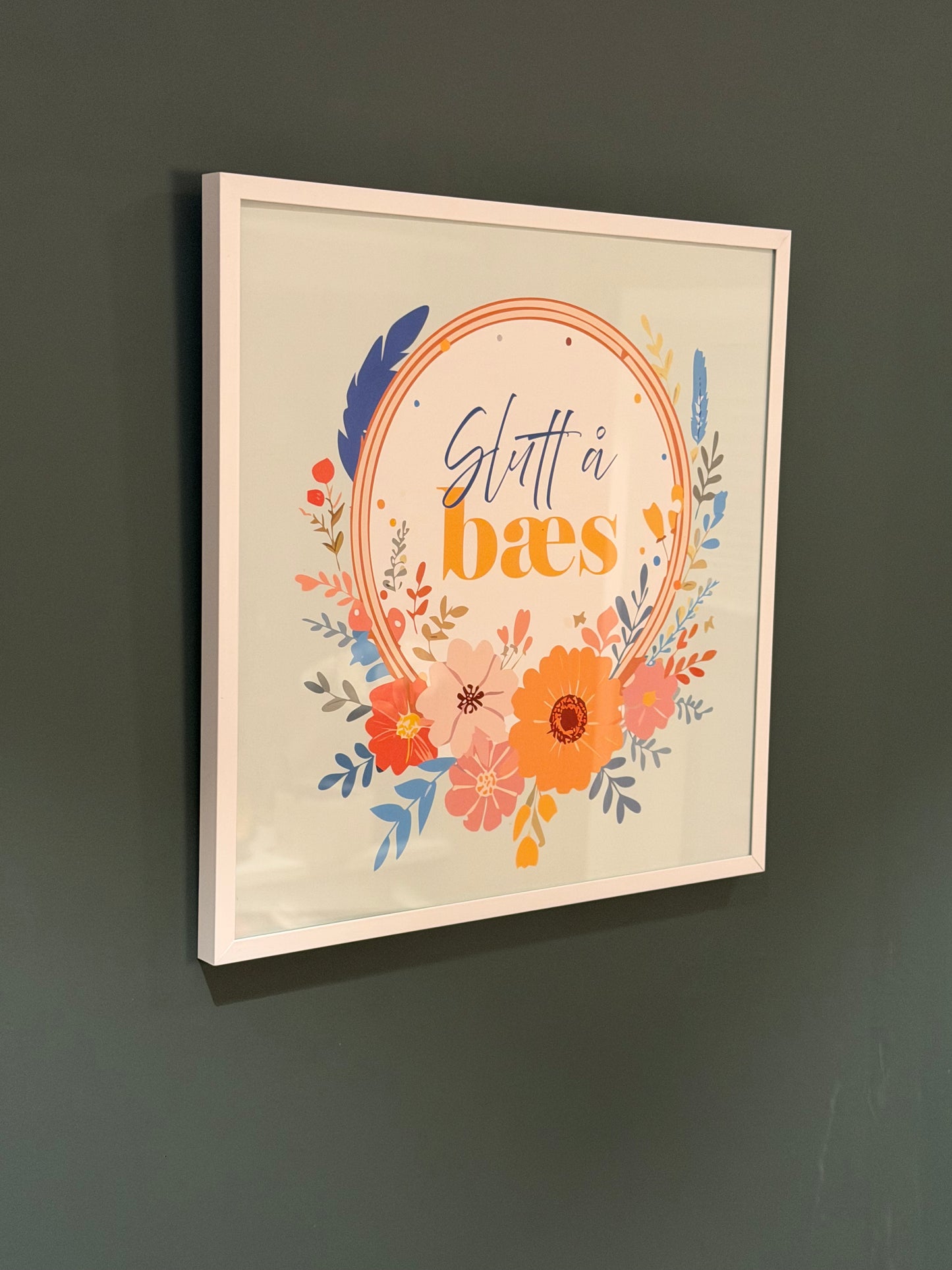 SLUTT Å BÆS Plakat