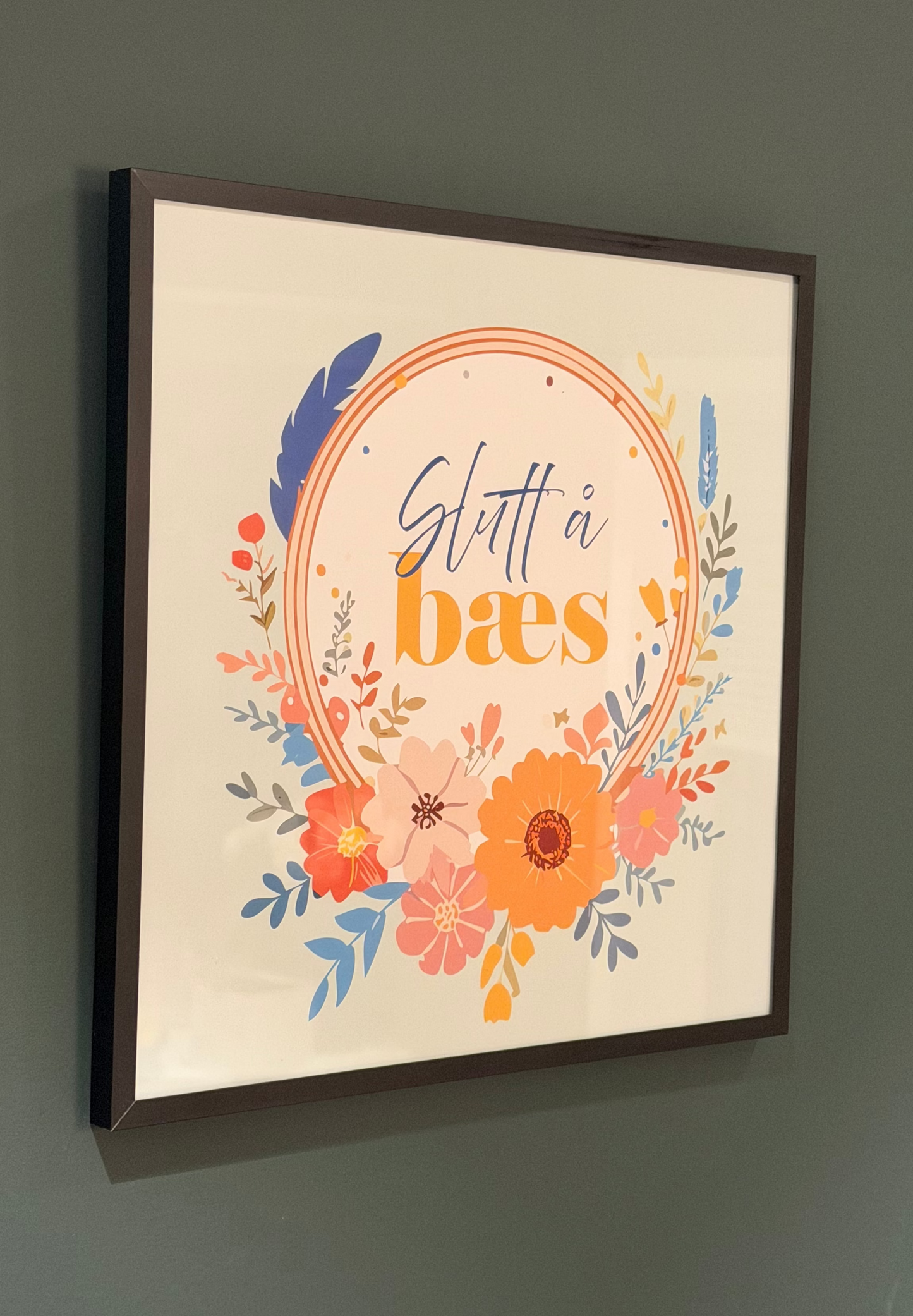 SLUTT Å BÆS Plakat