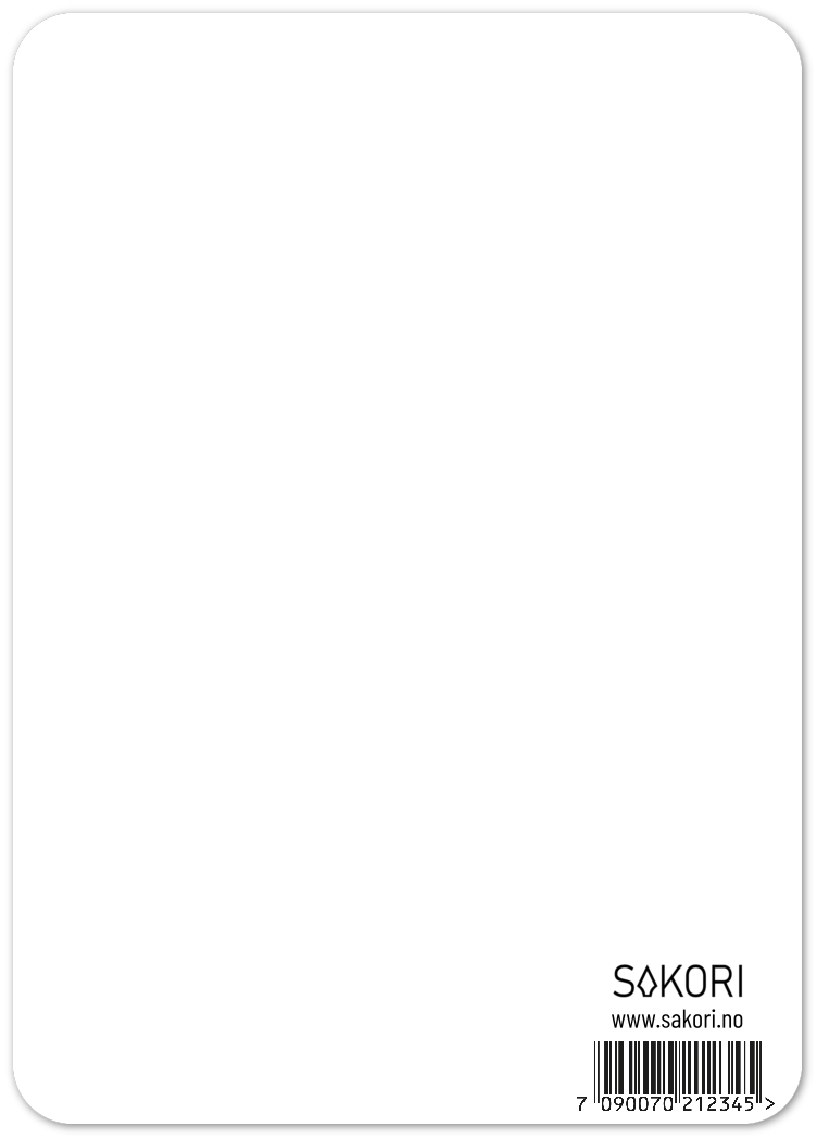 Kort Kvensk flagg enkel