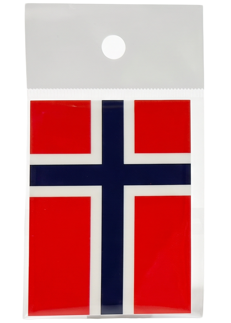 Klistremerke Norsk Flagg
