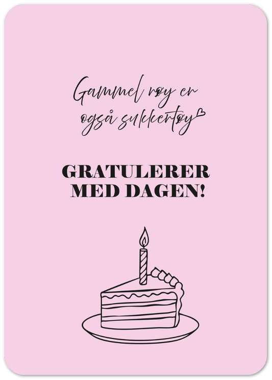 Kort «Sukkertøy»