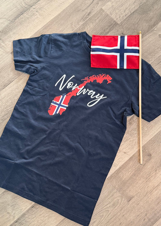 T-Skjorte Norway map