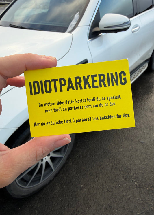 IDIOTPARKERING 10-pk