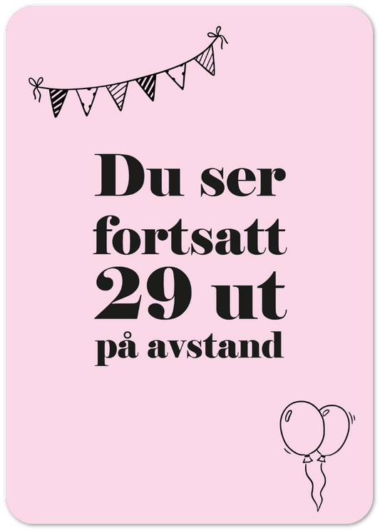Kort «29 på avstand»