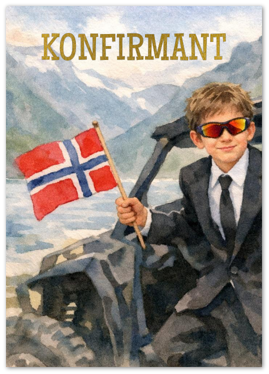 "Til Konfirmanten" UTV gutt