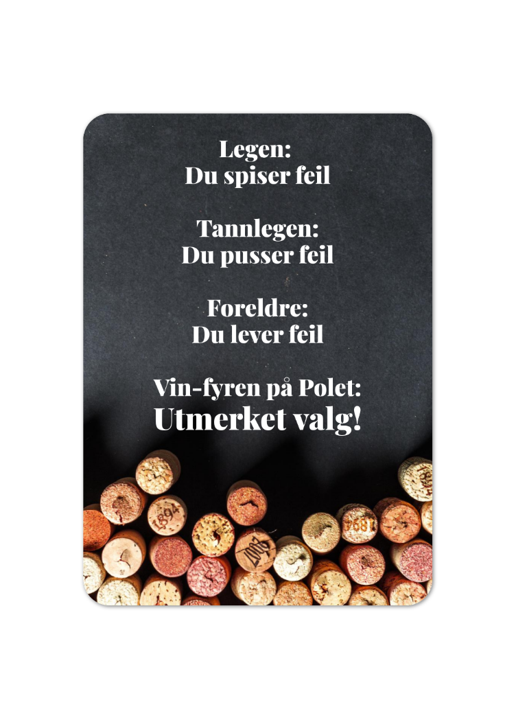 Kort «Utmerket valg» enkel