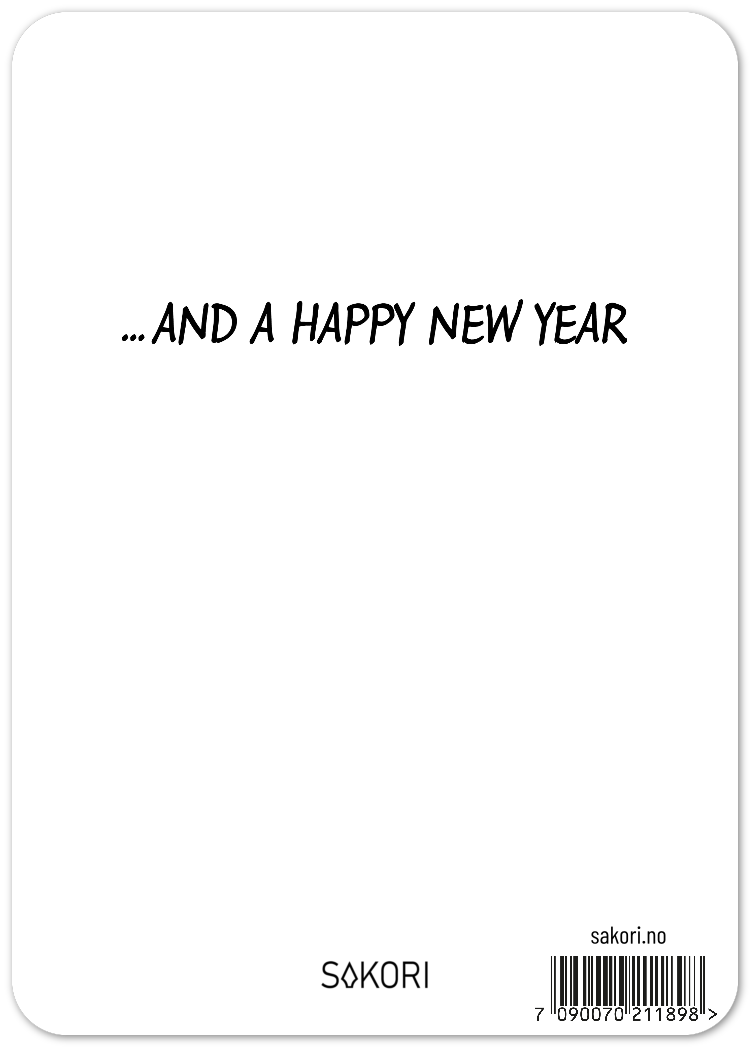 Kort "Merry Christmas Ya Filthy Animal"