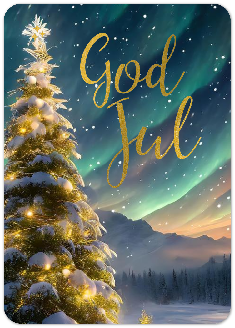 Kort "God Jul"