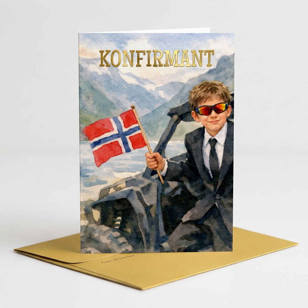 "Til Konfirmanten" UTV gutt