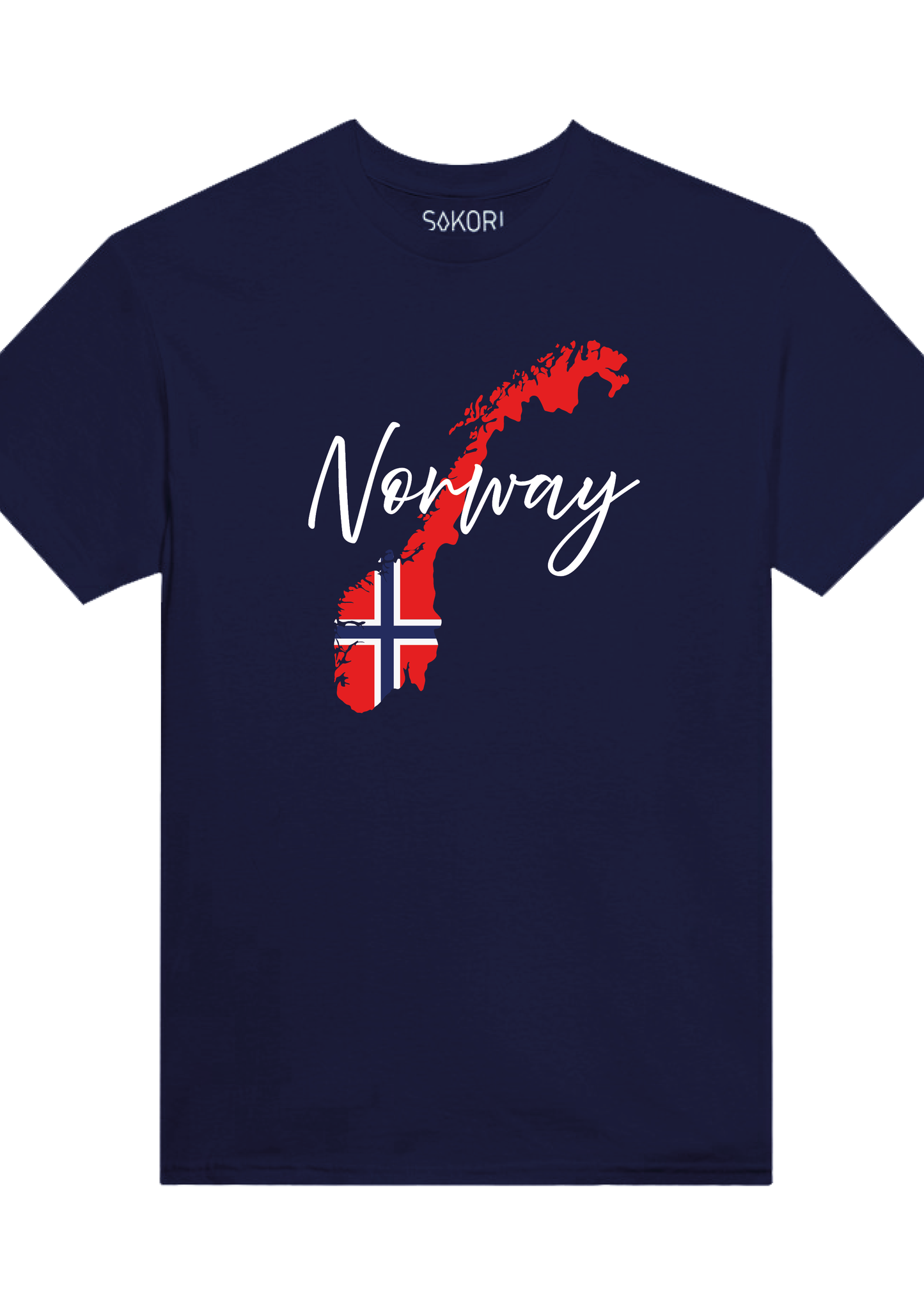 T-Skjorte Norway map