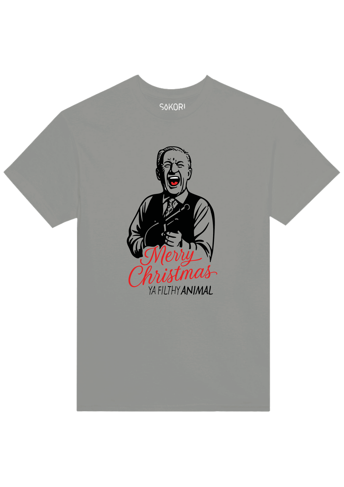 T-Skjorte "Merry christmas ya fithy animal"