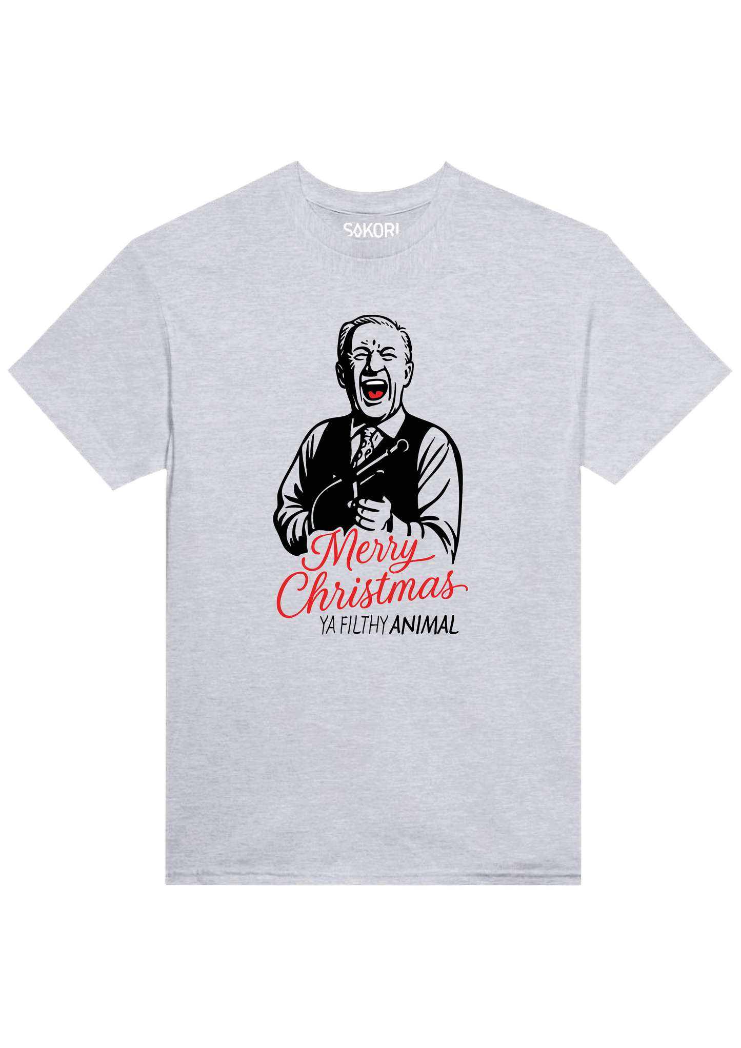 T-Skjorte "Merry christmas ya fithy animal"