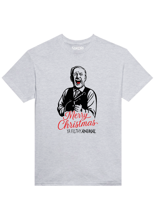 T-Skjorte "Merry christmas ya fithy animal"