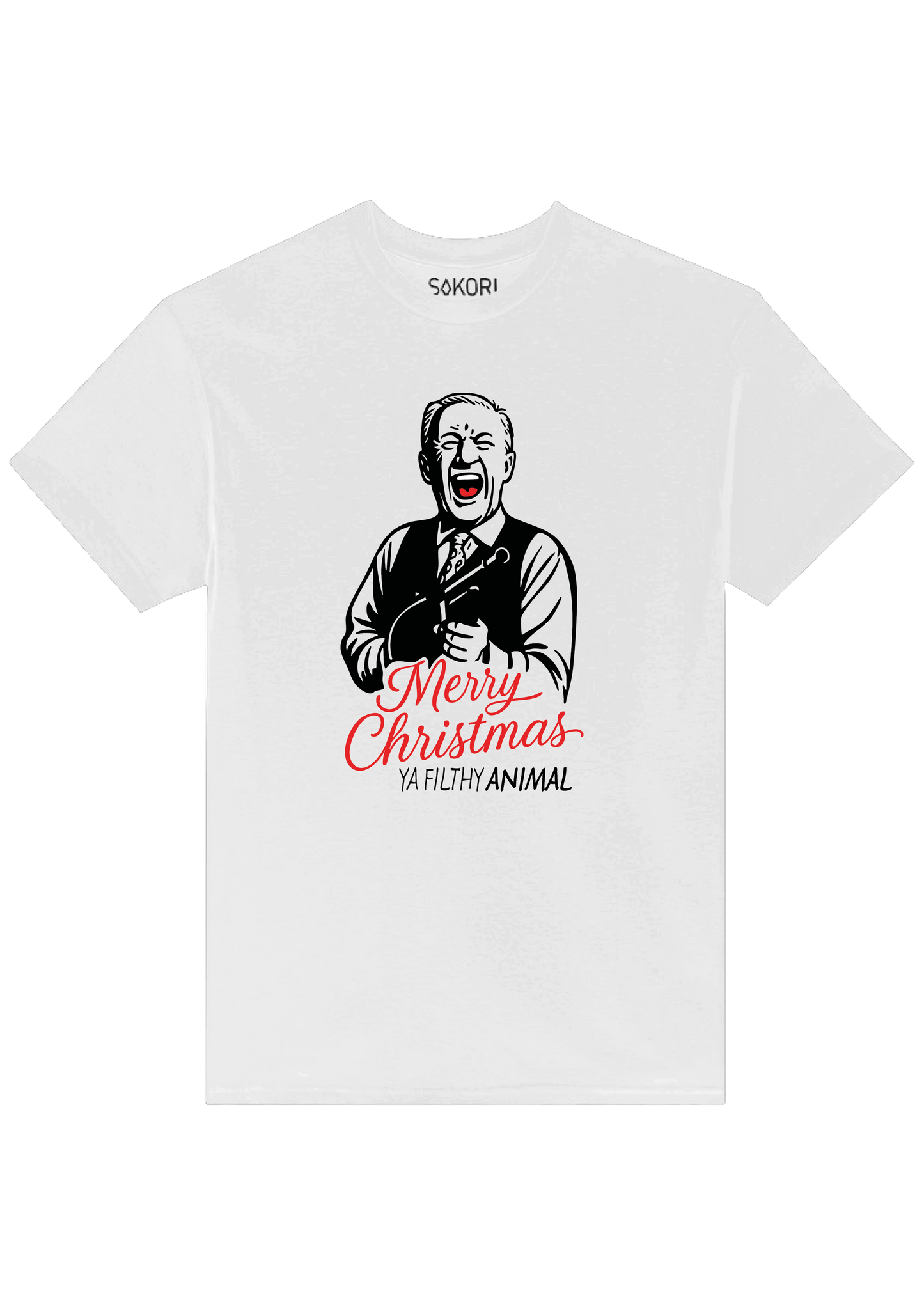 T-Skjorte "Merry christmas ya fithy animal"