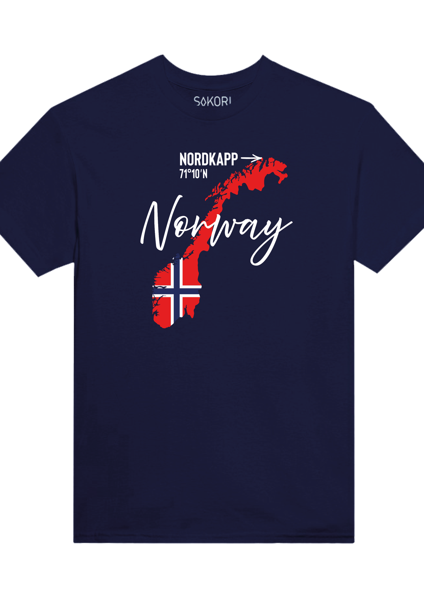 T-Skjorte Norway map