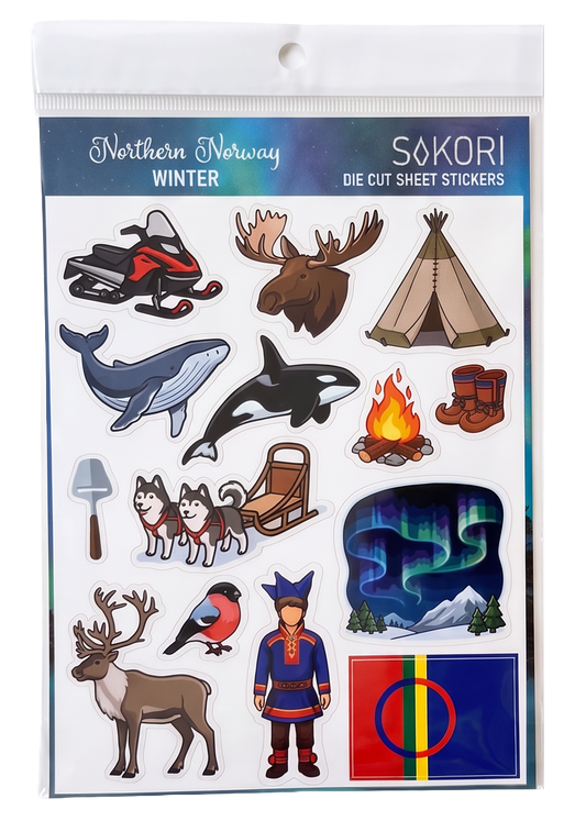 Klistremerkeark Nord-Norge Vinter